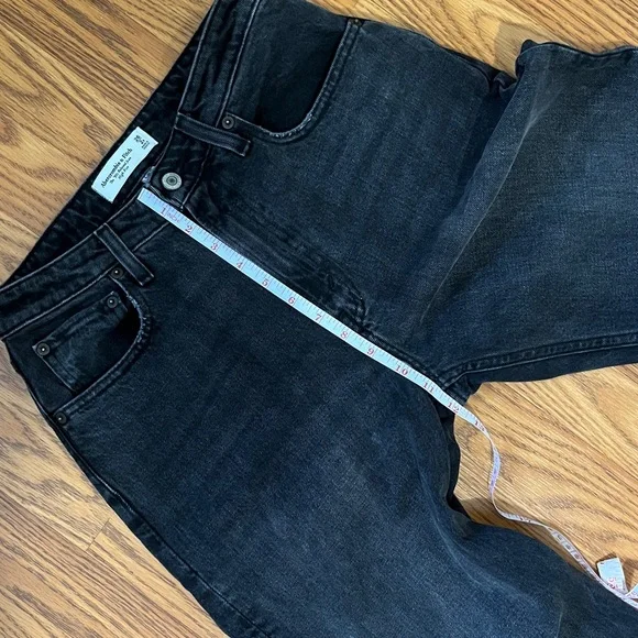 Abercrombie & Fitch Black Straight Leg Jeans - Picture 3 of 7